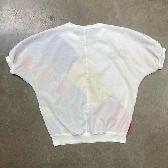 Vintage Cape Cod Floral Surf Shirt L 80s 90s - Picture 4 of 8